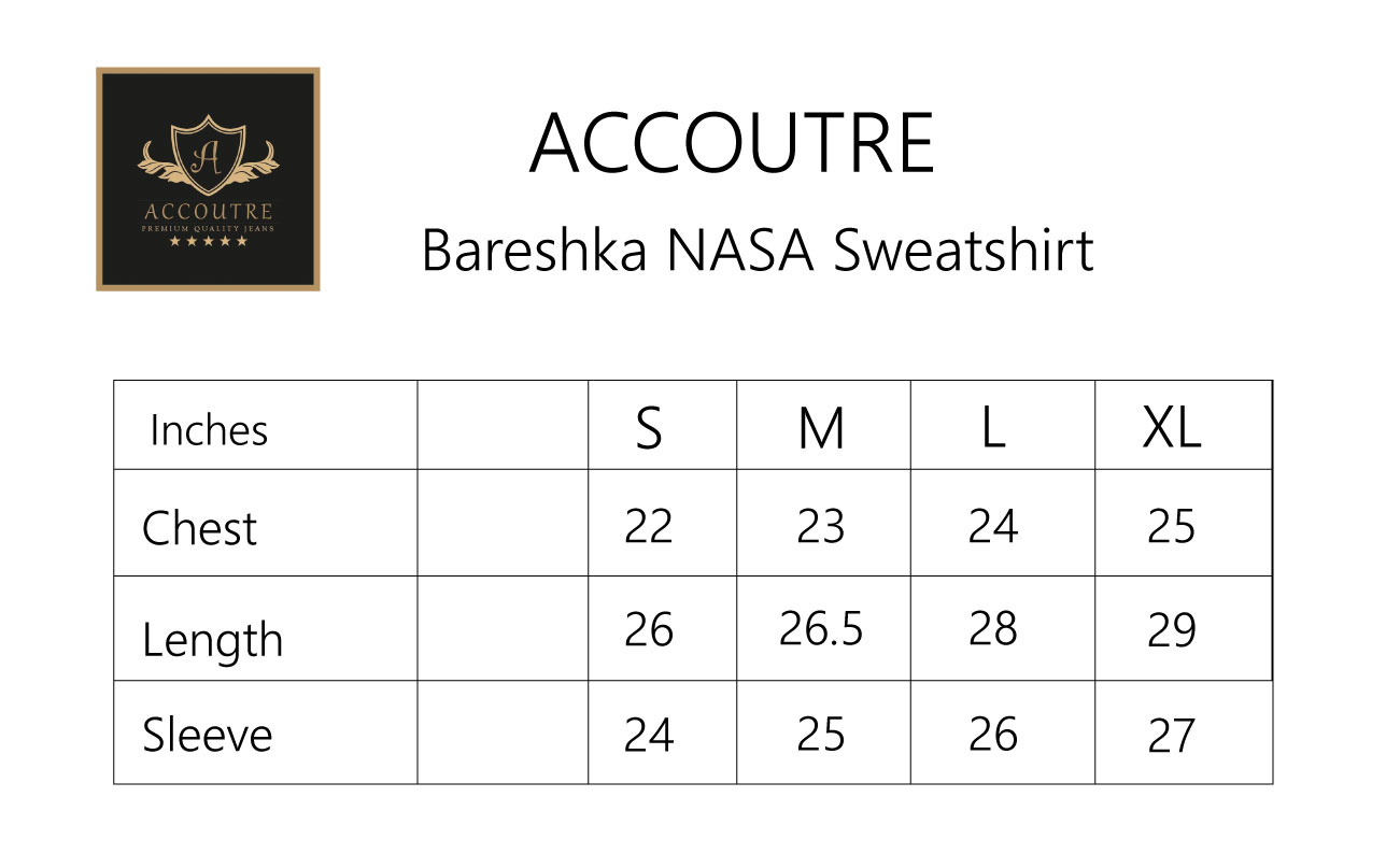 Size Guide NASA Sweat