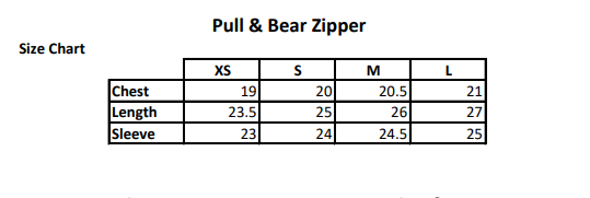 Pull & bear Zipper