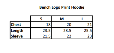 Bench Logo Print Hoodie