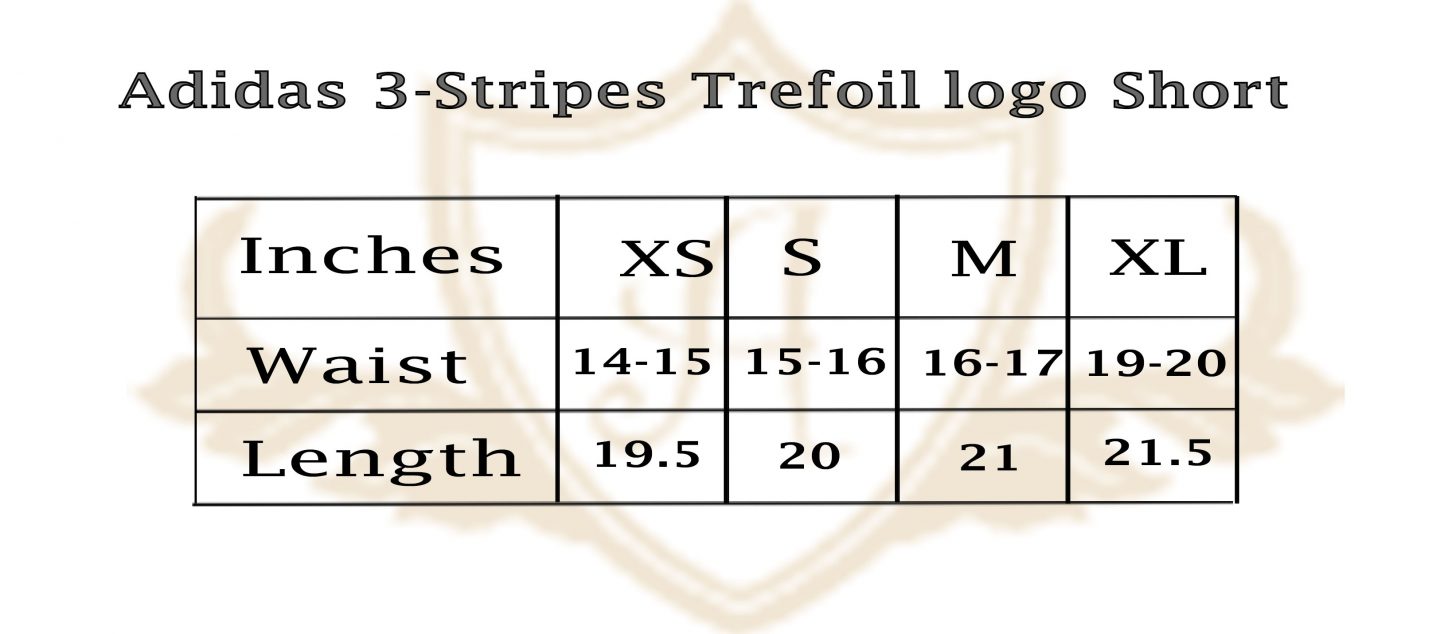 Adidas 3-Stripes Trefoil logo Short