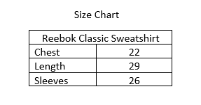 Reebok Men's Classic Fleece Crewneck Sweatshirt
