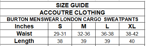 BURTON MENSWEAR LONDON CARGO