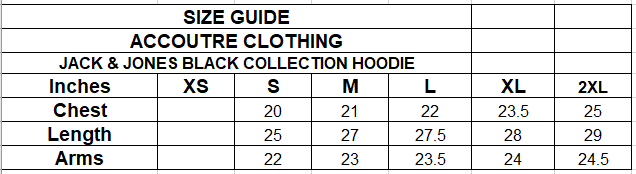 JACK & JONES BLACK COLLECTION HOODIE
