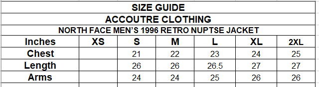 NORTH FACE MEN’S 1996 RETRO NUPTSE JACKET