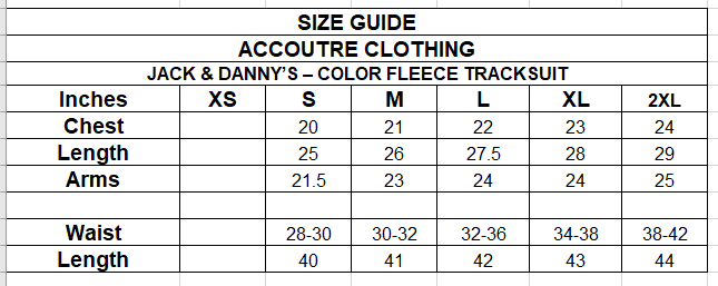 JACK & DANNY’S TRACKSUIT