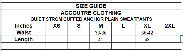 QUIET STROM SWEATPANTS