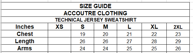 TECHNICAL JERSEY SWEATSHIRT