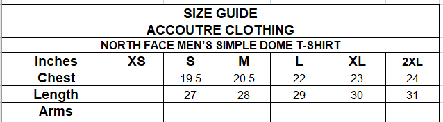 NORTH FACE MEN’S SIMPLE DOME T-SHIRT