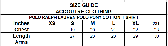 POLO RALPH LAUREN COTTON T-SHIRT