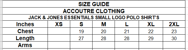 JACK & JONES ESSENTIALS SMALL LOGO POLO SHIRT’S