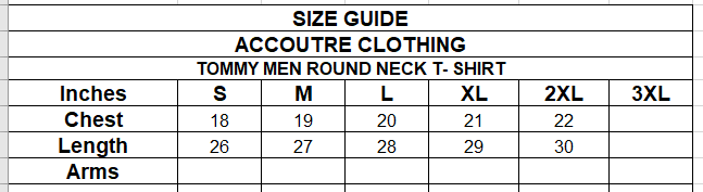 TOMMY MEN ROUND NECK T-SHIRT22