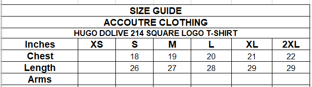 HUGO DOLIVE 214 SQUARE LOGO T-SHIRT