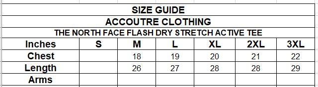 THE NORTH FACE FLASH DRY STRETCH ACTIVE TEE