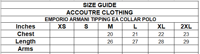 EMPORIO ARMANI TIPPING EA COLLAR POLO