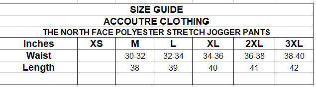 THE NORTH FACE POLYESTER STRETCH JOGGER PANTS