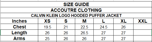 CALVIN KLEIN LOGO HOODED PUFFER JACKET