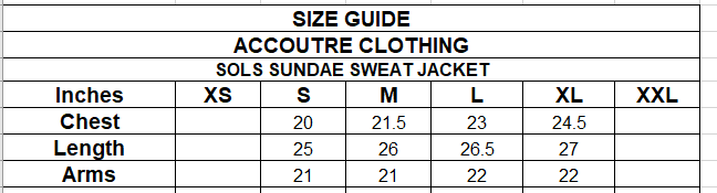 SOLS SUNDAE SWEAT JACKET
