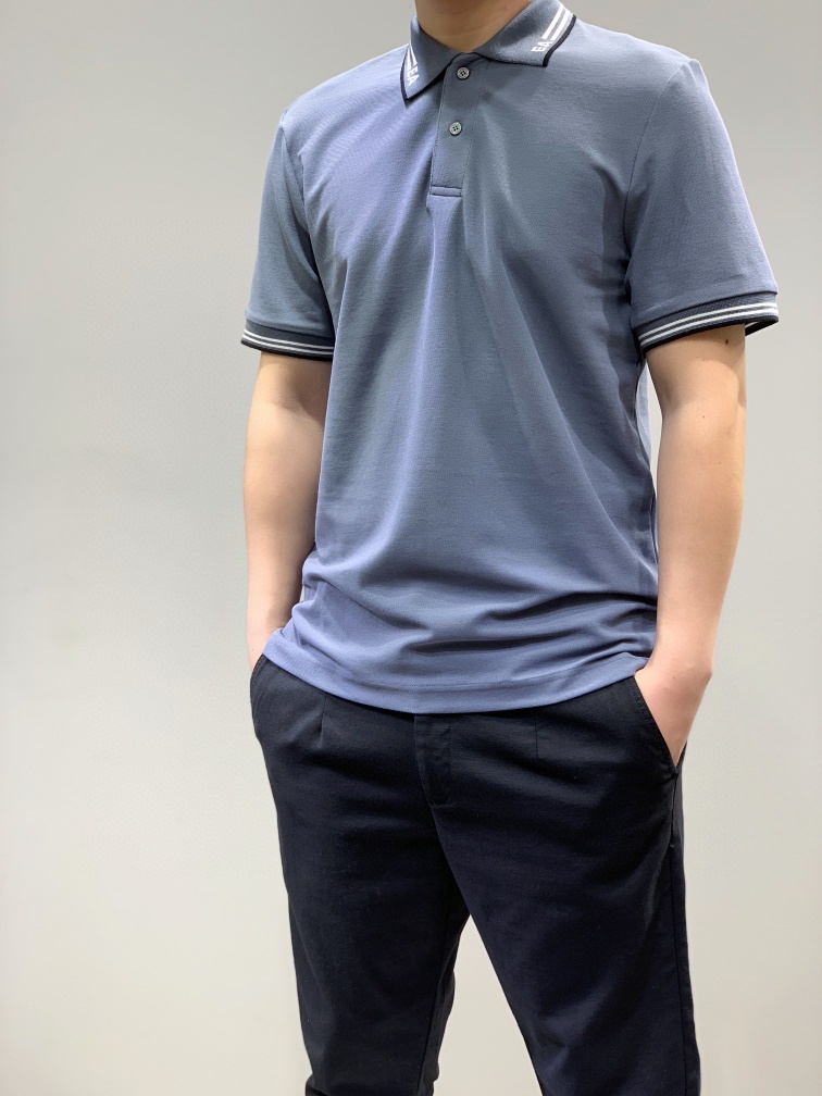 Emporio Armani EA Tipping Collar Polo - Image 2