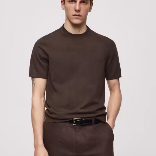 Mango Viscose Fine-knit Sweater T-shirt