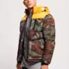 Superdry Expedition Detachable Hood Jacket - Yellow Camo