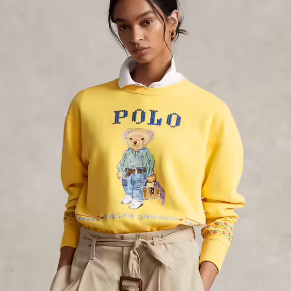 Alternative view of Ralph Lauren New Orleans Polo Bear Fleece Co-Ord Set