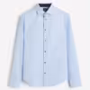 H&M Slim Fit Premium Cotton Shirt - Sky Textured