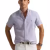 Polo Ralph Lauren-Classic Fit Oxford Short Sleeve Shirt-Lavender