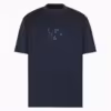 Emporio Armani Lyocell-blend jersey T-shirt Navy