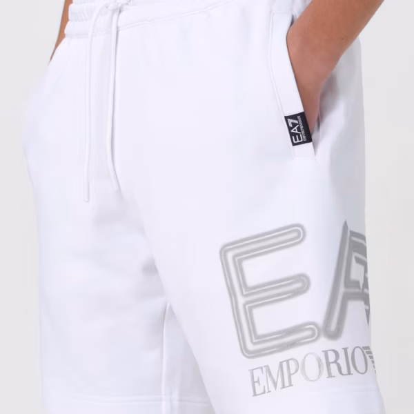 Alternative view of Emporio Armani Bermuda Shorts Logo Series White
