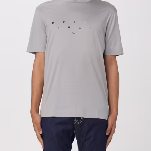 Alternative view of Emporio Armani Embroidery Alphabets Logo T-Shirt
