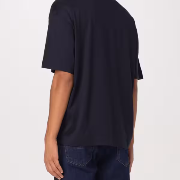 Alternative view of Emporio Armani Stripe Crew Neck T-shirt Navy