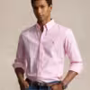 Polo Ralph Lauren-Classic Fit Oxford Shirt-White/Pink Stripes