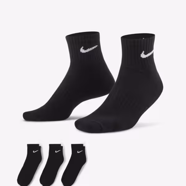 Nike Everyday Lightweight 3 Pairs Ankle Socks