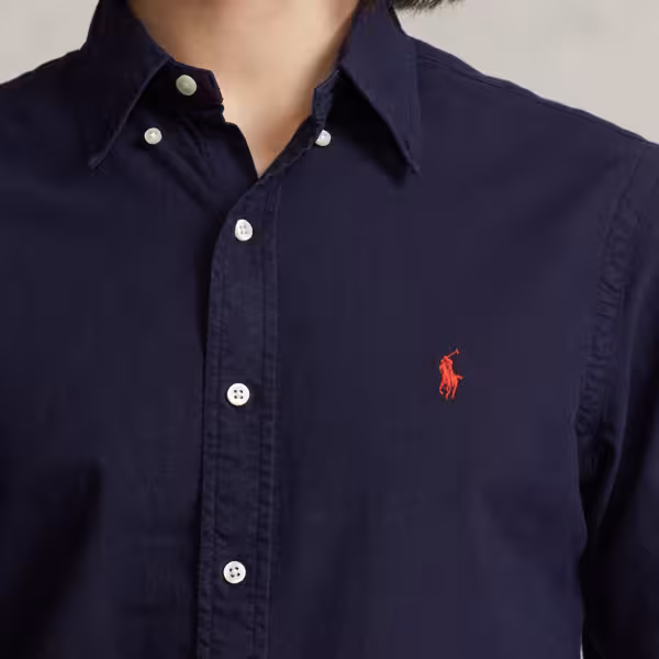 Alternative view of Polo Ralph Lauren Classic Fit Garment-Dyed Oxford Shirt - RL Navy