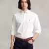 Polo Ralph Lauren Classic Fit Garment-Dyed Oxford Shirt - White