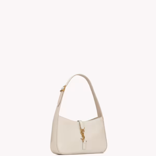 Alternative view of SAINT LAURENT YSL 5 To 7 In Smooth Leather Hobo Bag - VINTAGE WHITE