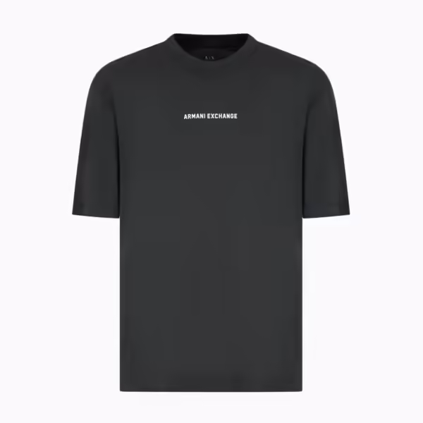 Armani Exchange Regular Fit T-shirt with logo Print On Front & Back