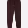Primark Men's Elasticated Waist Cuffed Joggers Maroon