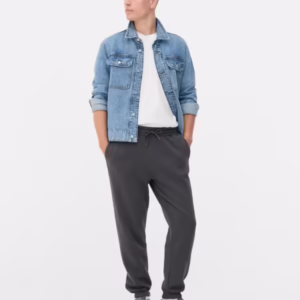 Alternative view of Primark Men's Elasticated Waist Cuffed Joggers Charcoal