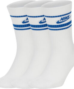 NIKE EVERYDAY ESSENTIAL CREW STRIPES SOCKS 3 PACK