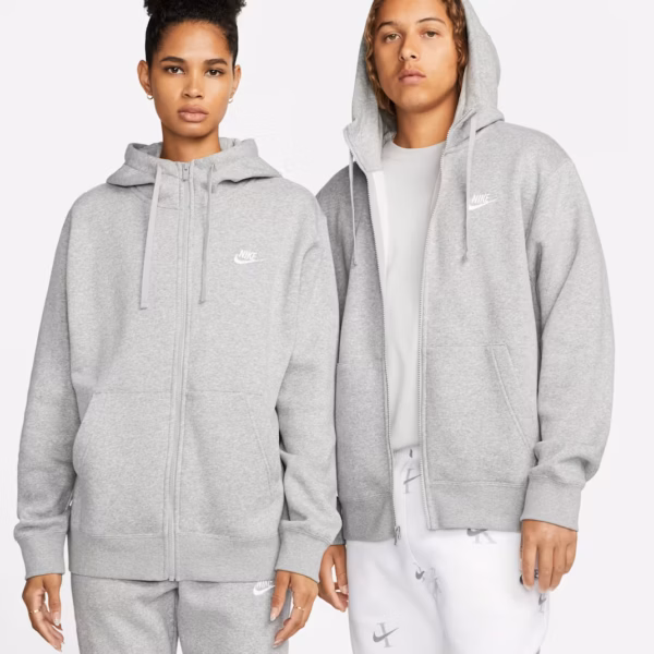 Alternative view of Nike Unisex Sportswear Club Fleece Full-Zip Hoodie